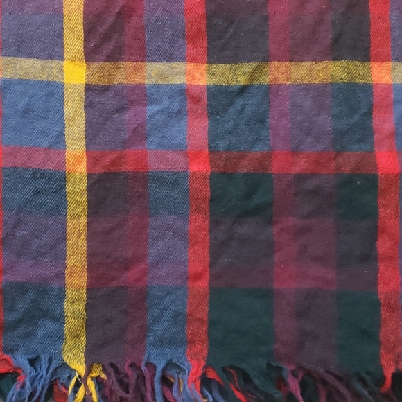 Wilfred Plaid Blanket Scarf - Picture 5 of 7